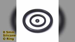 0.5mmシリコンOリングシール全数検査