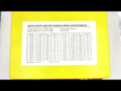 カスタマイズ可能な 170pcs 黒ゴムグロメットキット