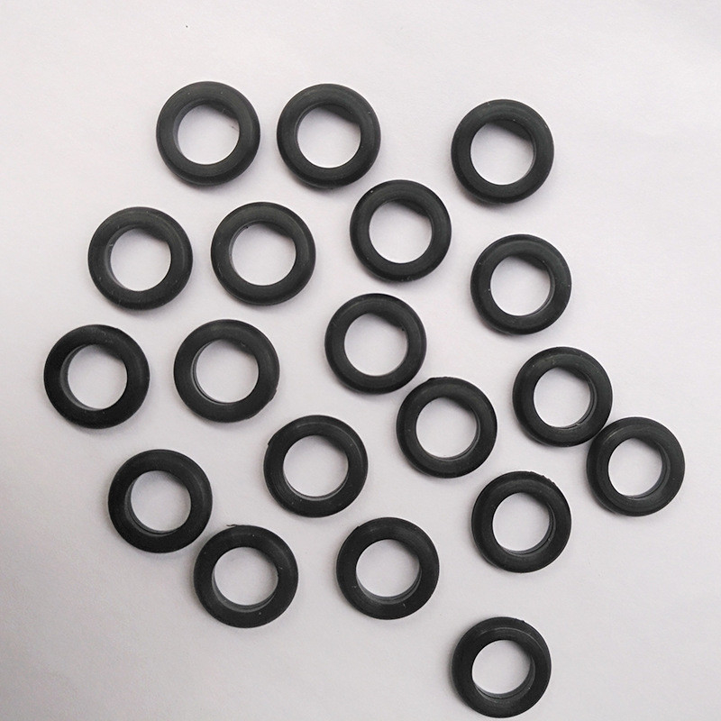 3D/2D図 NBR 70 ショアゴムOリング 密着と黒色小サイズ